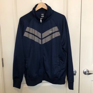 Nike Navy Blue Track Jacket Zip Up